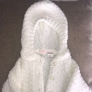 First Impressions knit jacket.